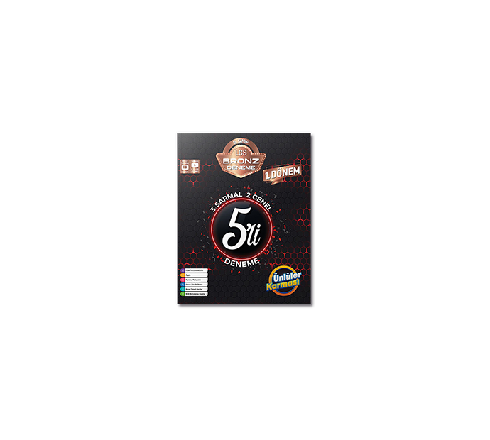 8.Sınıf LGS Bronz 5 li Sarmal Deneme Ünlüler Karması